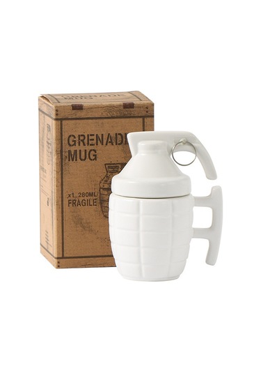 Yifomall Kreatif El Bomba Desenli Seramik Kupa, Kapaklı Kahve/çay Bardağı, Özel Hediyelik Fantezi Bardak, Dayanıklı Ve Temizlenmesi Kolay Diğer