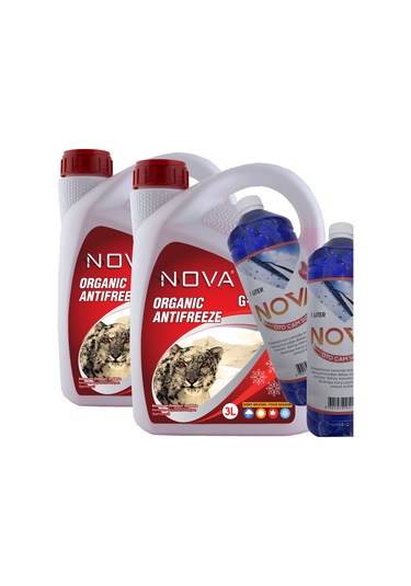 Nova -25 Derece Kırmızı Antifriz 3 3 Litre 2 Camsu