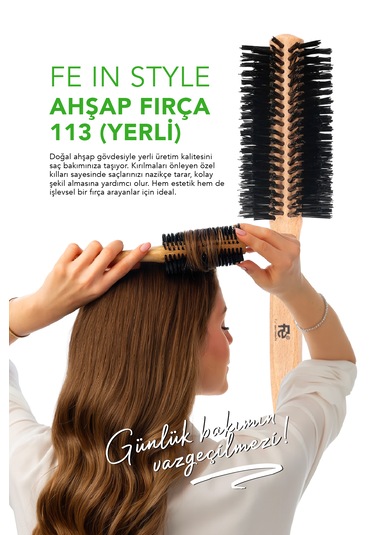 Saç Fırçası Ve Tarak Seti + Keratin Saç Sütü Hediye Saç Fırçası Ve Tarak Seti