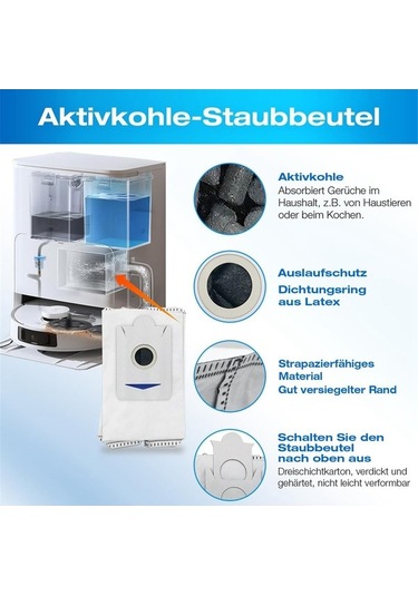 Flybuy Ecovacs Deebot T30s Robot Süpürge Yedek Parçaları Ana Yan Fırçalar Hepa Filtreler Paspas Pedleri Toz Torbaları