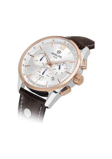 Hislon Ms206t-02kr Erkek Kol Saati Gri - Rose Gold