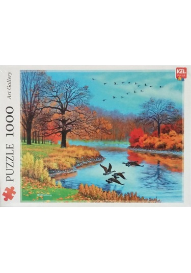 Akıllıelma-kzl Puzzle Ördekler 1000 Parça Puzzle Pazıl 68x48 Cm