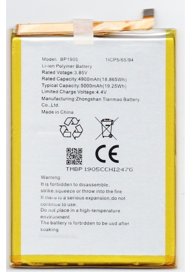 Omix X600 BP1905 Batarya Pil 5000 mAh