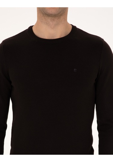 Pierre Cardin Erkek Koyu Kahverengi Kazak /triko 50315509-vr084 Koyu Kahverengi