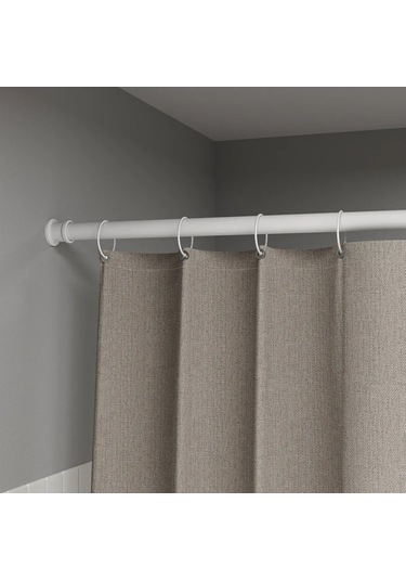 Iddıs Banyo İçin Metal Teleskobik Perde Askısı. 340677037 Beyaz