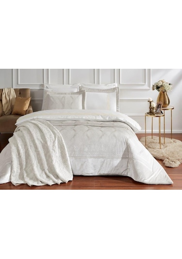 Çeyiz Seti Velours Krem