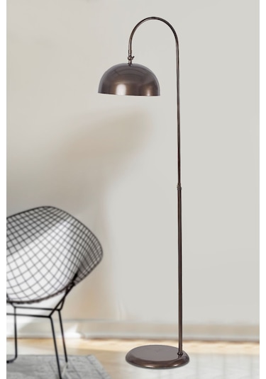 Lambader Eskitme Metal Gövde Modern Tasarım Ayarlanabilir Başlık Yerden Dekoratif Aydınlatma 160 Cm - Eskitme