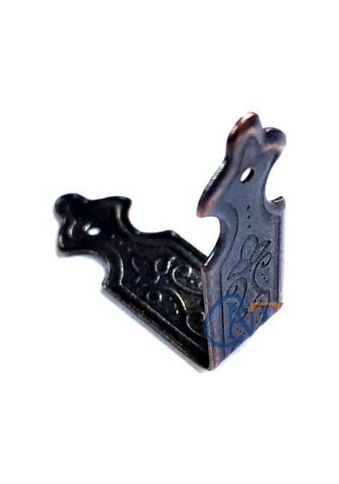 Dekoratif Sandık, Kutu Kenarı, 11x32mm, Eskitme, 100 Adet Ahşap