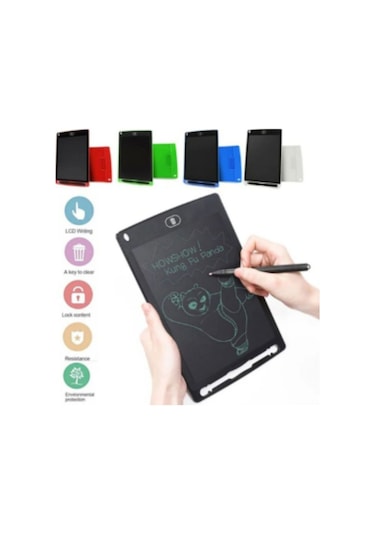 Mucit Home 8.5 Inc Büyük Boy Dijital Kalemli Çocuk Yazı Çizim Grafik Not Yazma Eğitim Tableti Yaz Sil Tahta