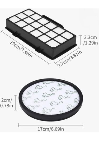 Süpürge 4a Hepa Filtre Seti Rownta Ro 6954 İle Uyumlu Poşetli