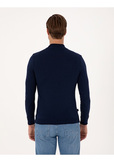 Pierre Cardin Erkek Açık Lacivert Kazak /triko 50314176-vr059 Açık Lacivert