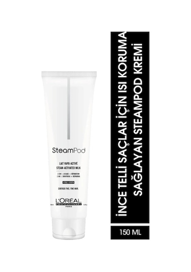 L'oreal Professionnel Steampod İnce Saçlar İçin Keratin Süt 150 Ml
