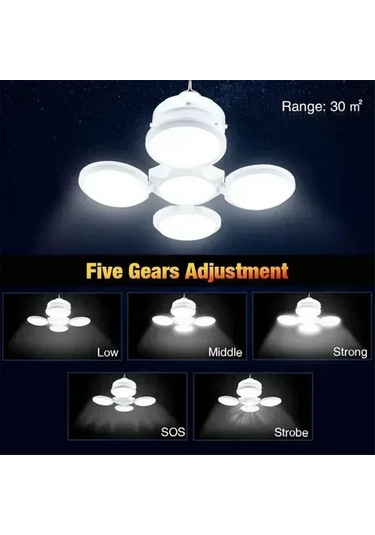 Güneş Enerjili Kamp Lambası Usb Şarj Edilebilir Taşınabilir Acil Durum Lambası Beyaz