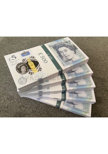 100 ADET 5 STERLİN BANKNOT POUND PARA GEÇERSİZ P...
