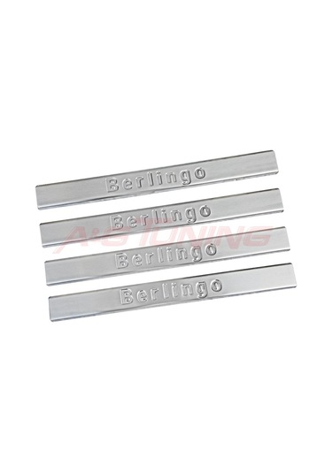 Citroen Berlingo Krom Kapı Eşiği 2008 ve Üzeri Paslanmaz Çelik N11.8084