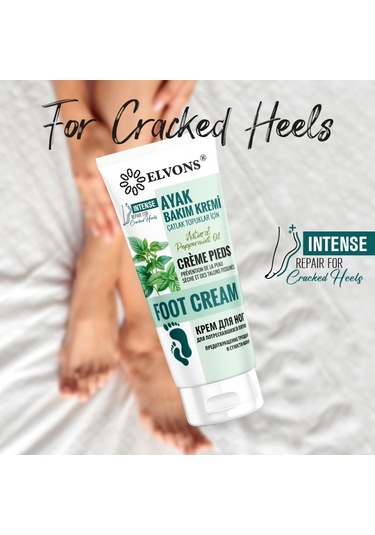 Elvons Çatlak Topuklar İçin Ayak Bakım Kremi 75 ML