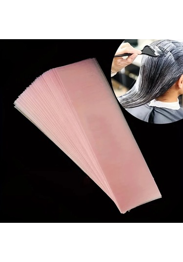 Elmpaly Pembe Saç Rengi Kağıdı - Canlı Renk Ve Kolay Kullanım İçin Salon Kalitesi Ayrım Şeritleri Pembe