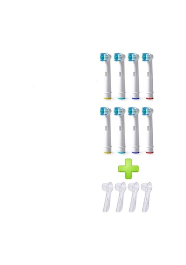 Oral B Uyumlu Şarjlı ve Pilli Diş Fırçası 8 Adet Yedek Başlık Uyu