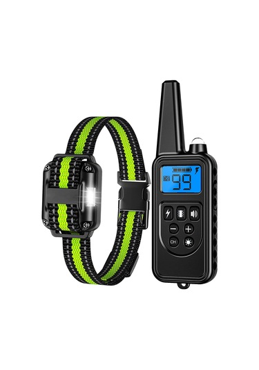 Evcil Hayvan Malzemeleri Köpek Eğitmeni Havlama Önleyici Cihaz Elektrik Şok Tasması Elektronik Tasma-