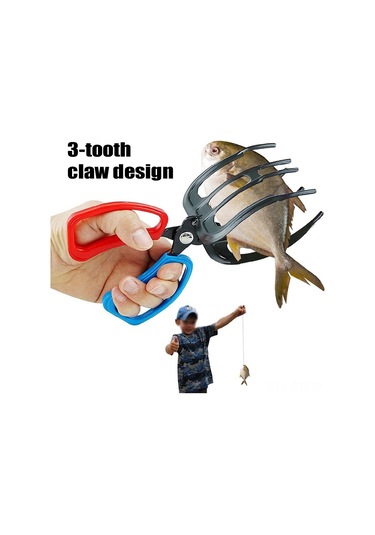 Geeroyoo Üç Dişli Balık Tutma Pensli Metal Balık Yakalama Aleti, Pratik Ve Dayanıklı Balıkçılık Ekipmanı