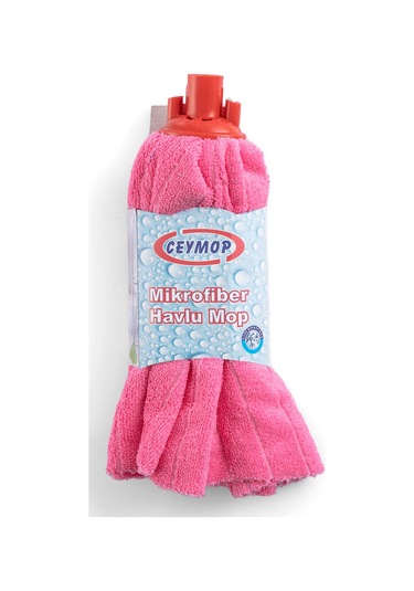Ceymop Professional Mikrofiber Havlu Mop 100 G Pembe