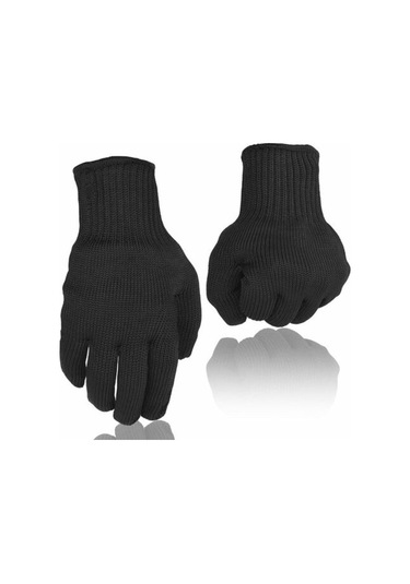 Cdq Kevlar Ve Paslanmaz Çelik M Siyah Erkek Güvenlik Eldivenleri