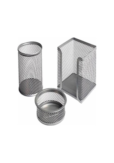 Lotte Metal Perfore 3 Lü Set Siyah Siyah