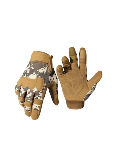 Tangshopping Taktik Eldiven Askeri Ordu Balıkçılık Çalışması Dokunmatik Ekran Kaymaz Mat Avcılık Renklixl