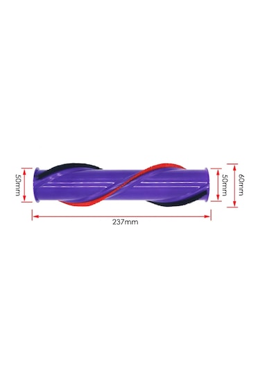 V7 V8 İçin Halı Temizleme Fırçası , Başlık İçin Rulo Fırça