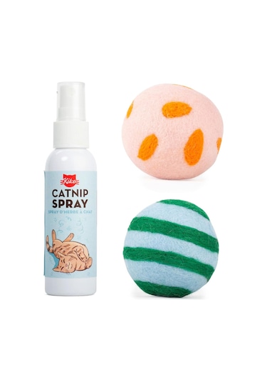 Kikkerland Kiko Spray & Play Cat10