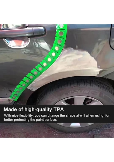 Shineyee Otomotiv Tamirinde Kullanılan Manyetik Koruma Şeridi, 550mm Yeşil Tpa Malzeme