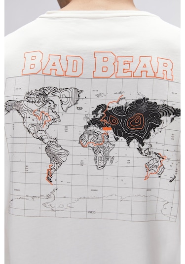 Gerald Beyaz Erkek Baskılı Tişört Beyaz