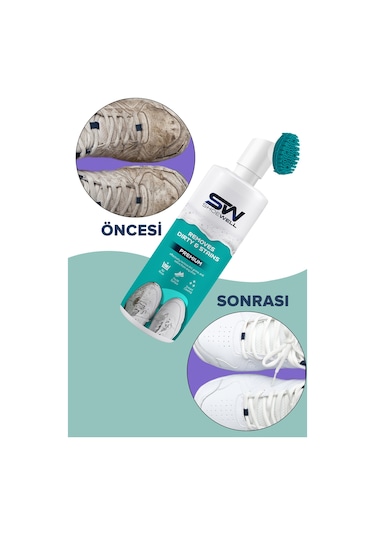 Shoewell Susuz Ayakkabı Temizleme Köpüğü 150 ML Beyaz