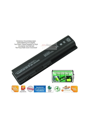 HP Pavilion Uyumlu Dv6-1385Et Vt931Ea Batarya Yüksek Performanslı Pil