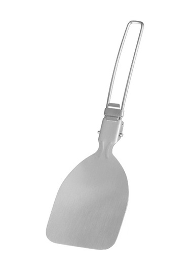 Cbtx Outdoor Paslanmaz Çelik Kamp Pişirme Gereçler Isıya Dayanıklı Yapışmaz Katlanabilir Kolu Açık Barbekü Taşınabilir Spatula Turner Kevgir Kaşık D