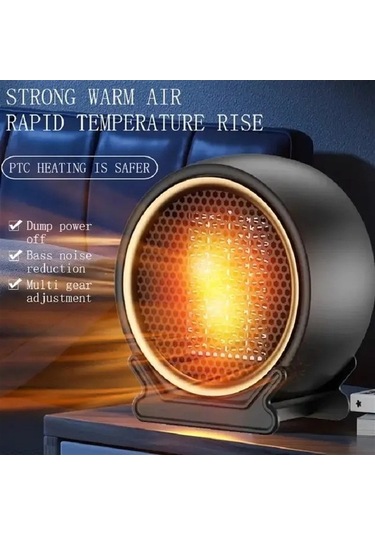 Jialan 1200 W Masaüstü Sıcak Havalı Fanlı Elektrikli Isıtıcı Od