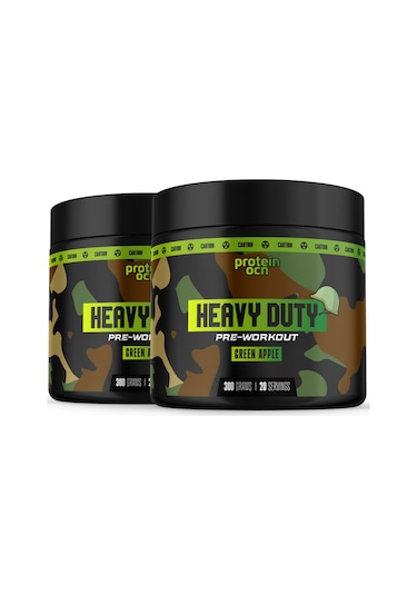 Proteinocean Heavy Duty Preworkout Yeşil Elma - 300g X 2 Adet