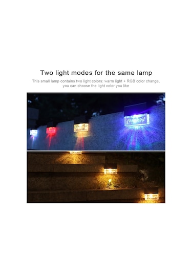 Sones 6 Pcs Led Güneş Enerjili Güverte Işığı Su Geçirmez Bahçe / Ev / Araba Yolu / Merdiven / Dış Duvar