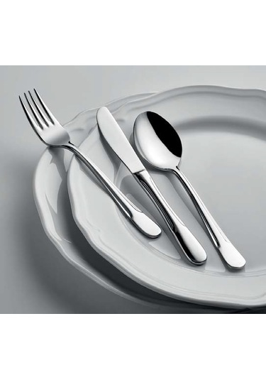 Egea Model Tatlı Çatal 12 Adet Gümüş