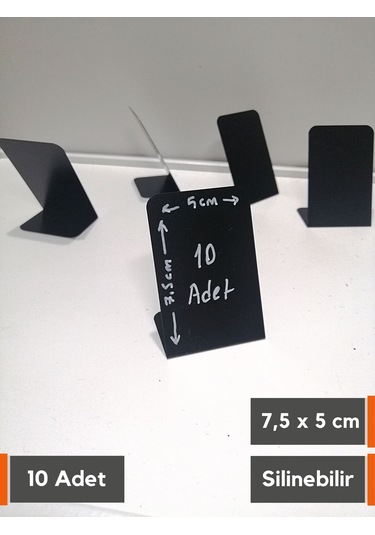 Silinebilir Karatahta Siyah Etiket Stand Kahve Kafe Pasta Tatlı