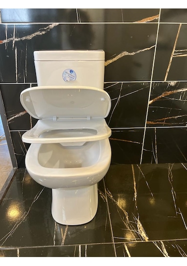 Seramiksan Petite A101101H Kanalsız Duvara Sıfır Klozet + Yavaş Kapak