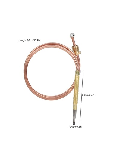 Su Isıtıcı Termokupl, Gaz Sobası Evrensel Termokupl Şömine Yedek Kit Adaptörü Şömineler, Barbekü Izgaraları, Su Isıtıcıları İçin