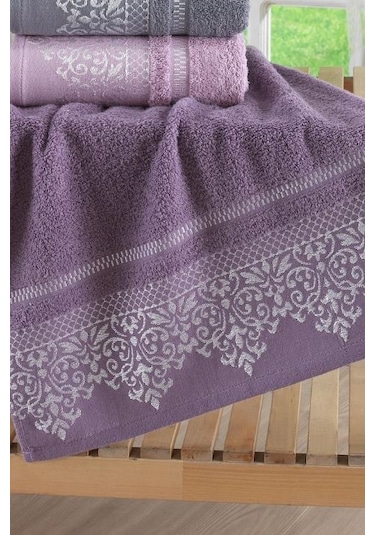 Damask Pamuklu El ve Yüz Havlu Seti 4'lü 50 x 90 CM