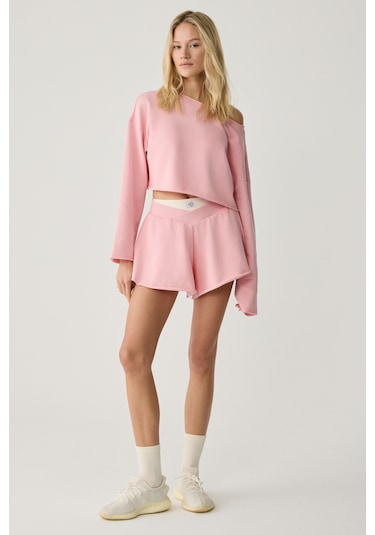 Urban Beat Luana Kadın Şeker Pembesi Sweatshirt Şeker Pembe