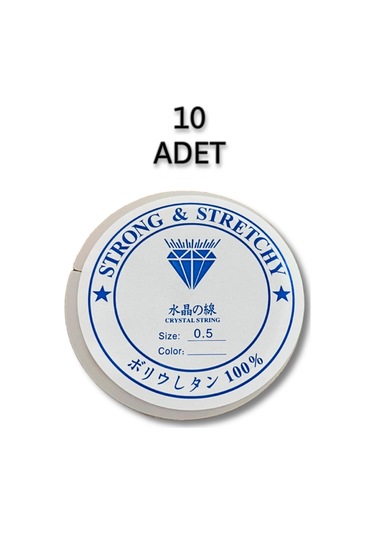 Linea Esnek Şeffaf Misina 0.5 Mm 15 Mt Takı Misinası 10 Adet