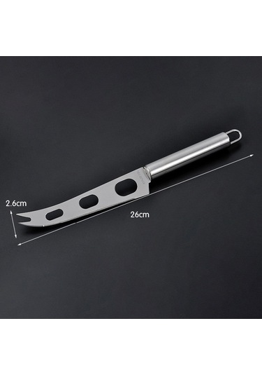 Sones Paslanmaz Çelik Çatal Ucu Peynir Bıçağı Peynir Tereyağı Bıçağı Dilimleyici Tereyağı Pizza Kesici