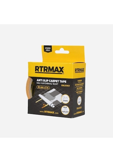 Rnu0901 Çift Taraflı Halı Kaydırmaz Bant 50 Mm X 15 Mt