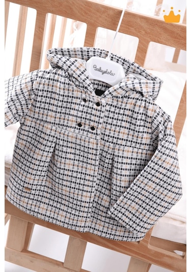 Babyhola 1 Tog Kız Bebek Çocuk Kaban 13478 Gri