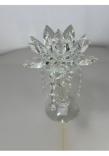 Biev Kristal Mumluk 25 Cm ŞEFFAF