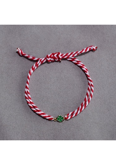 Yonca Marteniçka Bileklik Sarı Altın